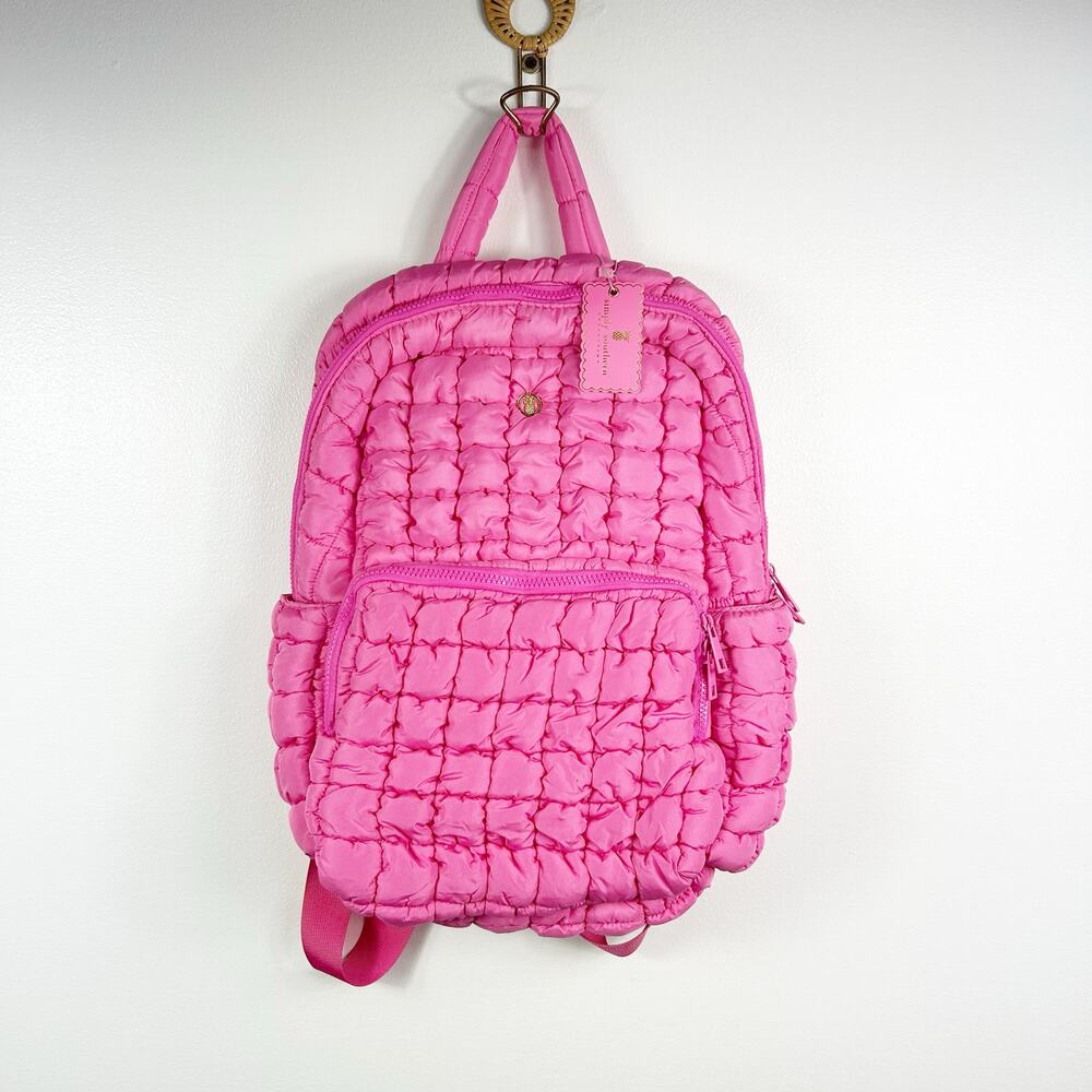 Simply Southern Pink Quilted Backpack